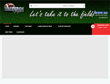 Tablet Screenshot of gridirongraphics.com